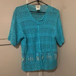Short sleeve cardigan